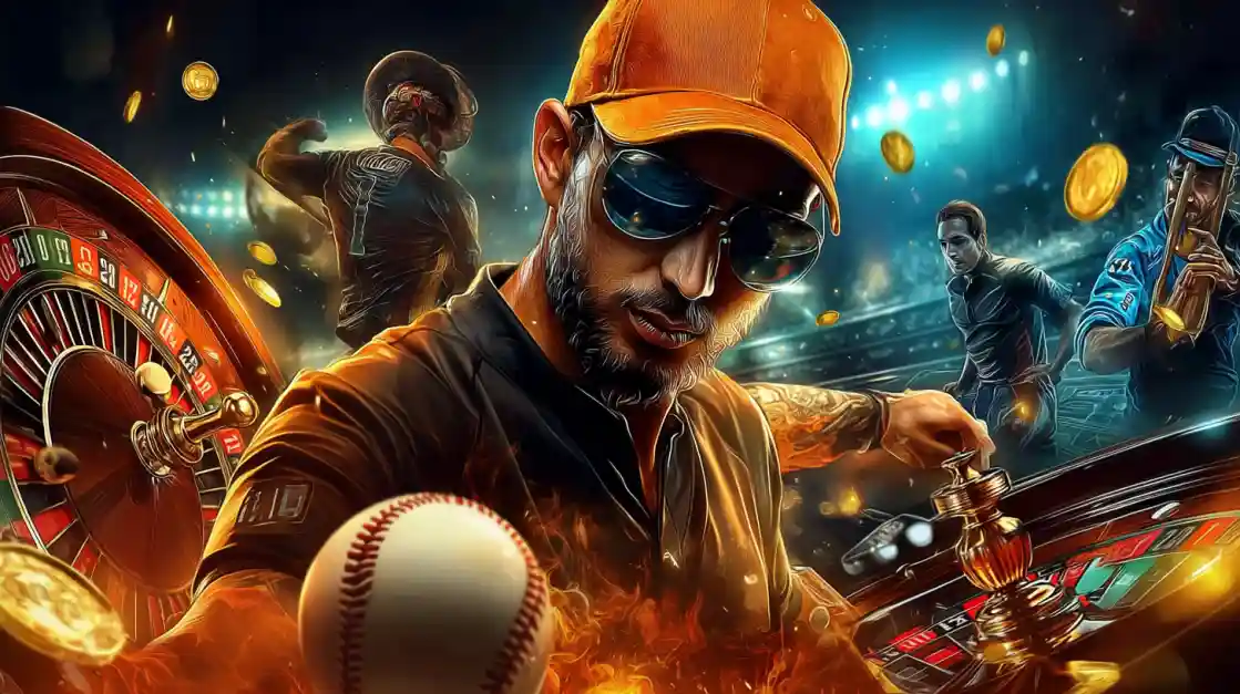 A focused player at the roulette table.